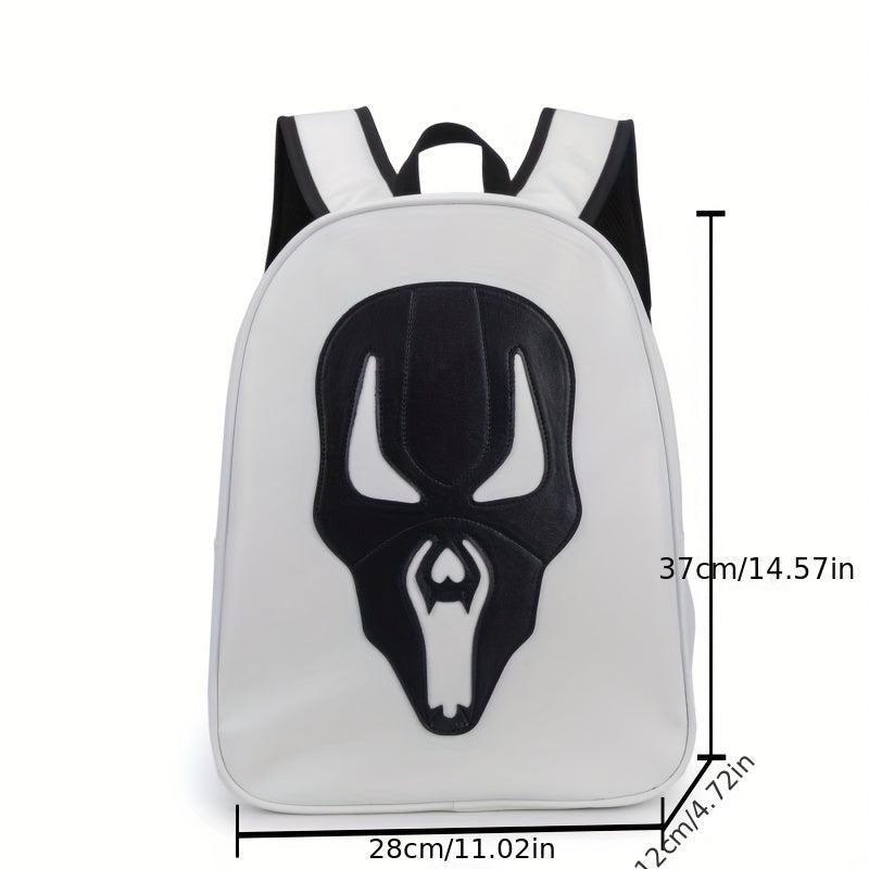 Dark Scream Ghost Face Backpack Halloween Skull Elf Graphic Daypack