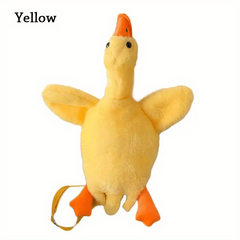 Fuzzy Duck Crossbody Bag for Girls, Cartoon Duck Novelty Bag for Party
