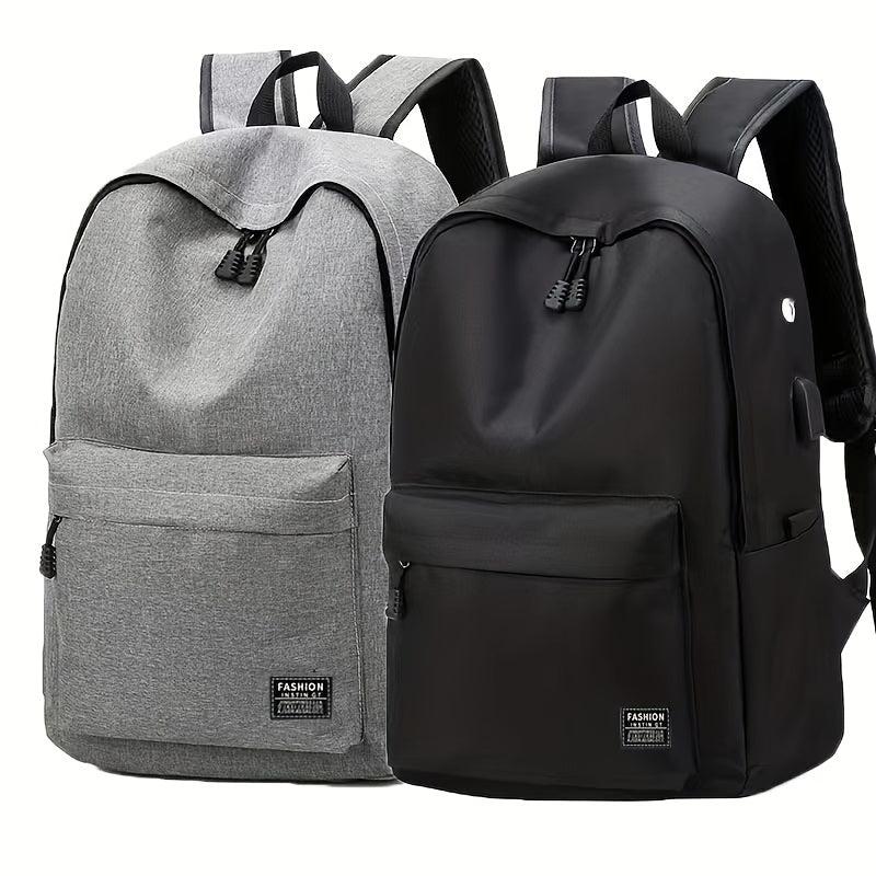 Canvas Schoolbag Lightweight Daypack For Daily Work
