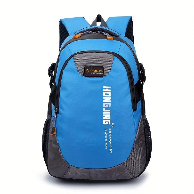 Unisex Breathable Water Resistant Letter Graphic Outdoor Sports Backpack