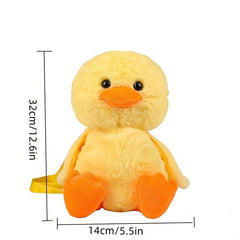 Duck Backpack Mini Adjustable Shoulder Strap Fluffy Novelty Bag