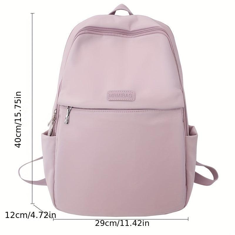 Minimalist Laptop Backpack Preppy Style Schoolbag for College High School