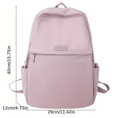 Minimalist Laptop Backpack Preppy Style Schoolbag for College High School