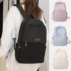 Minimalist Laptop Backpack Preppy Style Schoolbag for College High School