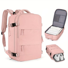 Travel Backpack with Shoe Compartment - Flight Approved Gym Bag