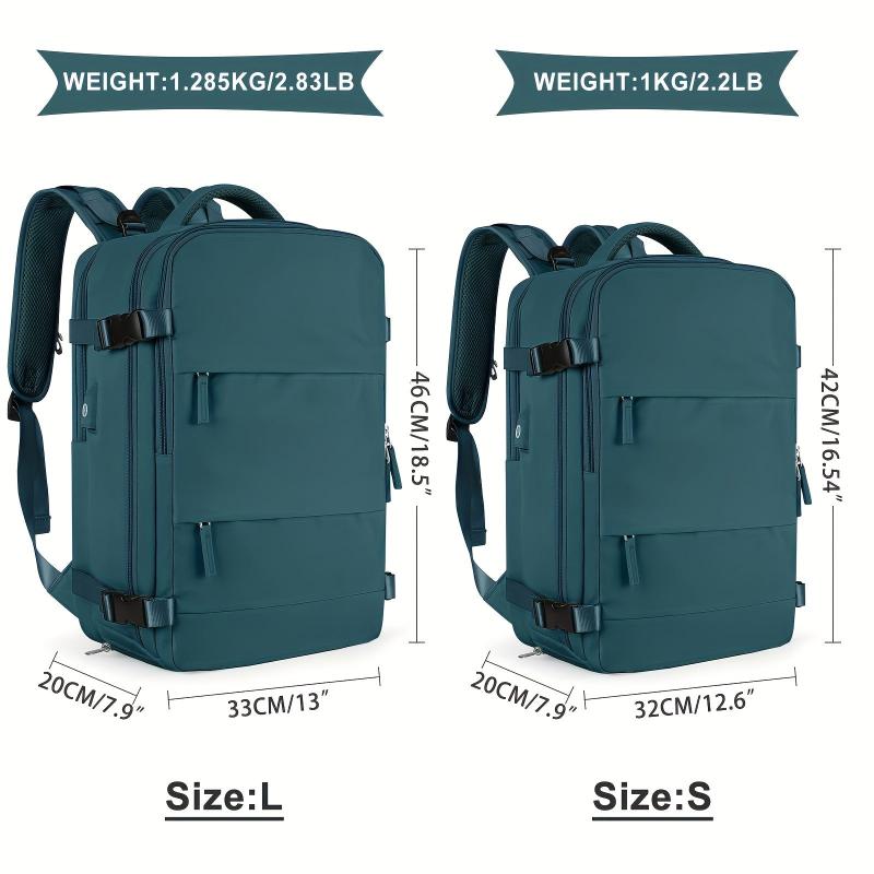 Travel Backpack with Shoe Compartment - Flight Approved Gym Bag