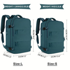 Travel Backpack with Shoe Compartment - Flight Approved Gym Bag