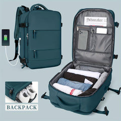 Travel Backpack with Shoe Compartment - Flight Approved Gym Bag