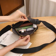 3pcs Large Capacity Backpack Waist Bag Set PU Leather Quilted Shoulder Bag