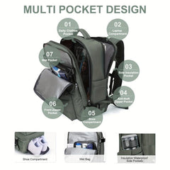 Large Capacity Travel Storage Backpack Lightweight Rucksack