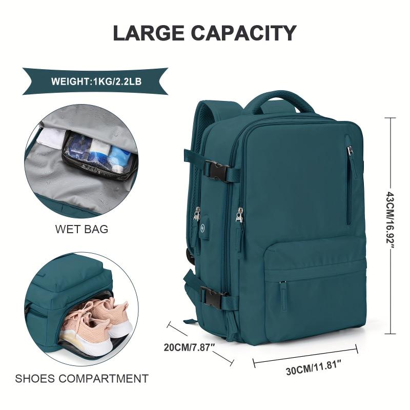 Large Capacity Travel Storage Backpack Lightweight Rucksack