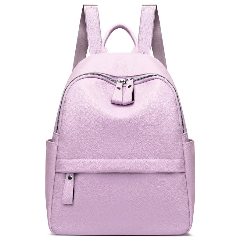 Women's Faux Leather Backpack Large Capacity Bag Adjustable Strap