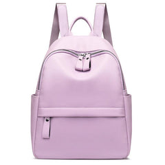 Women's Faux Leather Backpack Large Capacity Bag Adjustable Strap