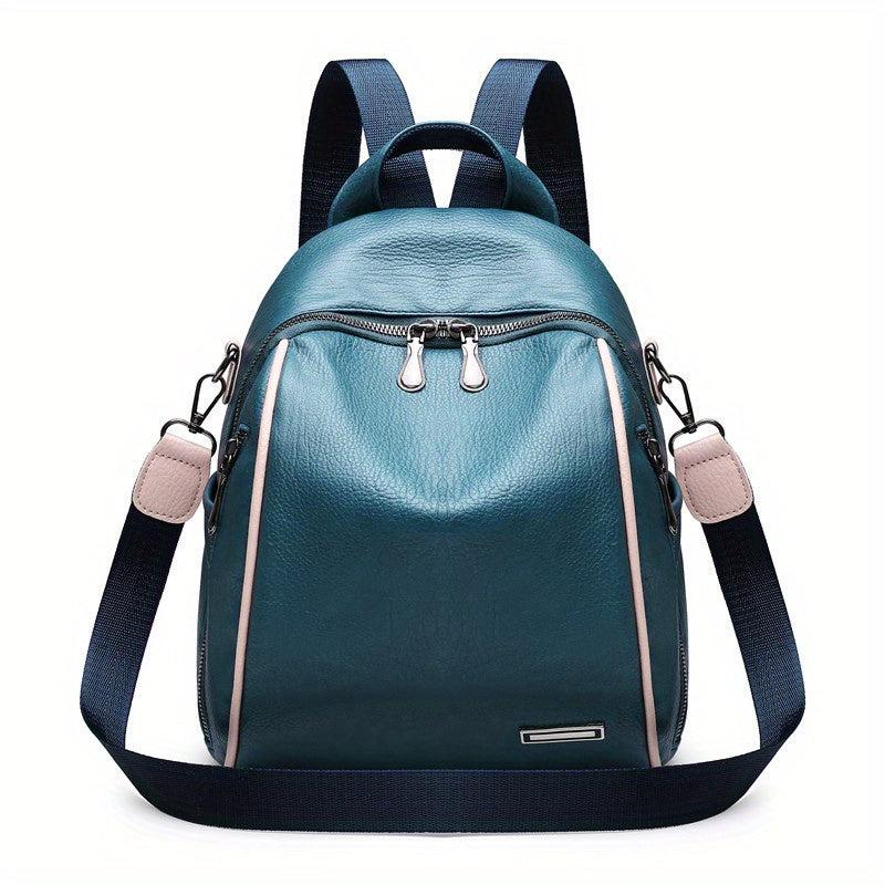 Vintage Casual Zipper Backpack Travel Daypack Storage Bag