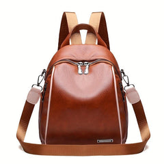 Vintage Casual Zipper Backpack Travel Daypack Storage Bag