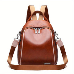 Vintage Casual Zipper Backpack Travel Daypack Storage Bag