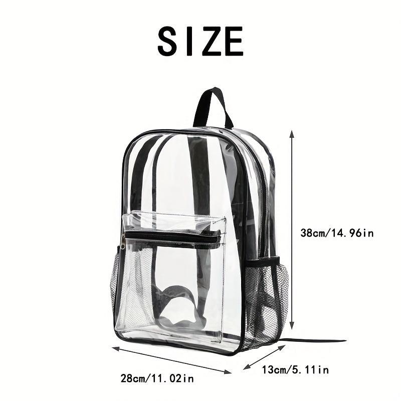 Waterproof Transparent Large Capacity PVC Backpack