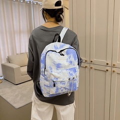 Tie Dye Laptop Backpack Preppy Style School Bag