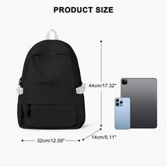 Colorblock Backpack Large Capacity School Bag