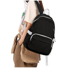 Colorblock Backpack Large Capacity School Bag