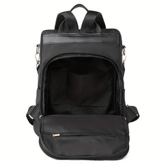 Studded Decor Backpack Purse Anti theft Nylon Travel School Daypack Shoulder Bag