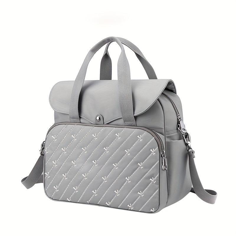 Solid Multifunctional Storage Backpack Laptop Bag