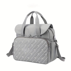 Solid Multifunctional Storage Backpack Laptop Bag