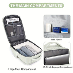 Large Capacity Travel Storage Backpack Lightweight Solid Rucksack