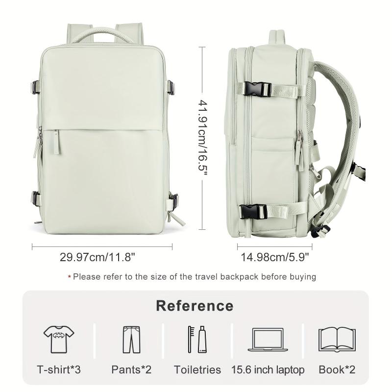 Large Capacity Travel Storage Backpack Lightweight Solid Rucksack