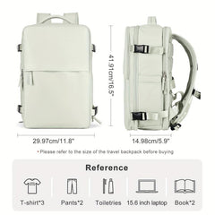 Large Capacity Travel Storage Backpack Lightweight Solid Rucksack