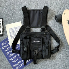 Unisex Chest Bags Tactical Vest Anti theft Safety Backpacks