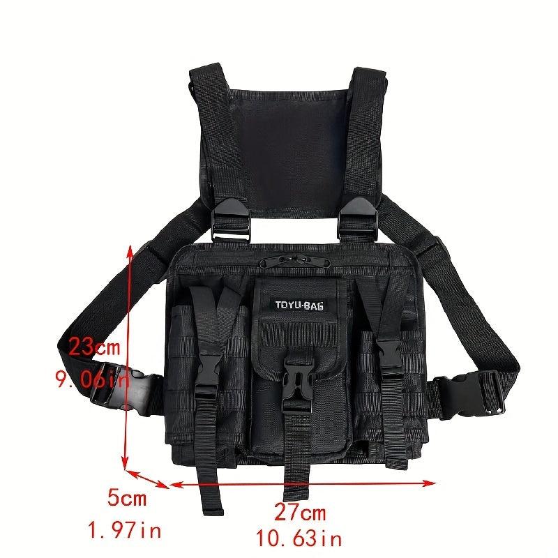 Unisex Chest Bags Tactical Vest Anti theft Safety Backpacks