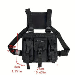 Unisex Chest Bags Tactical Vest Anti theft Safety Backpacks