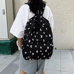 Large Capacity Preppy Backpack School Laptop BookBag Travel