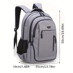 Father's Gift Laptop Backpack Large Capacity School Bag with USB Charging Port