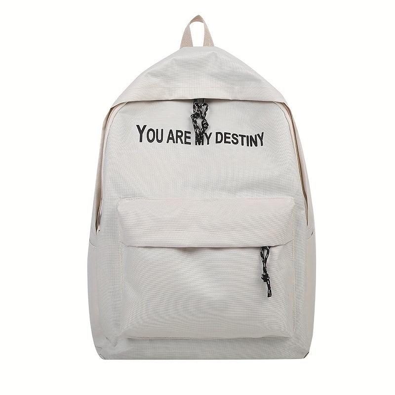 Preppy Style Teen Student Backpack for School & Travel