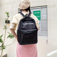 Preppy Style Teen Student Backpack for School & Travel