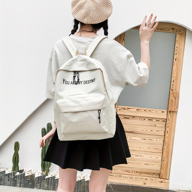 Preppy Style Teen Student Backpack for School & Travel
