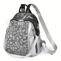 Studded Rhinestone Backpack Purse Convertible Strap Shoulder Bag