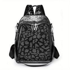 Studded Rhinestone Backpack Purse Convertible Strap Shoulder Bag