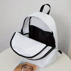 Colorblock Skull Ghost Pattern Backpack Halloween Daypack