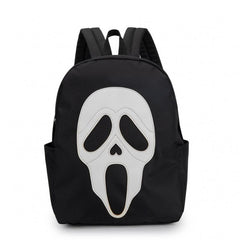 Colorblock Skull Ghost Pattern Backpack Halloween Daypack