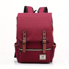 Casual Lightweight Backpack Versatile Storage Daypack Travel Portable Rucksack