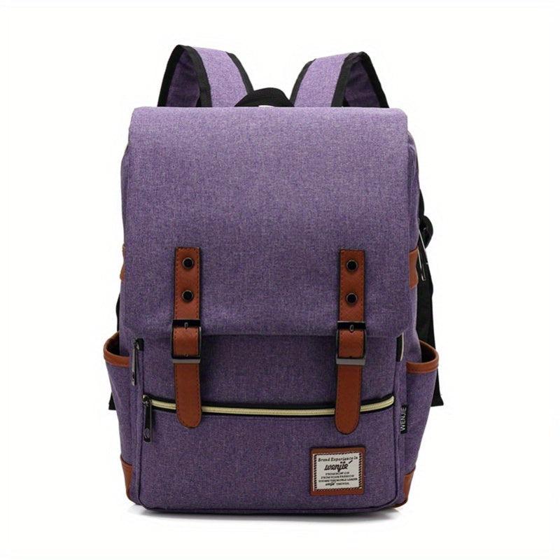 Casual Lightweight Backpack Versatile Storage Daypack Travel Portable Rucksack