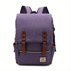 Casual Lightweight Backpack Versatile Storage Daypack Travel Portable Rucksack