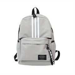 Large Capacity Preppy Backpack Lightweight Nylon Laptop Bag Women's Casual