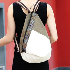 Stylish Canvas Backpack for Work & School