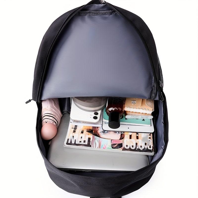 3pcs Large Capacity Backpack Shoulder Bag Clutch Purse Set