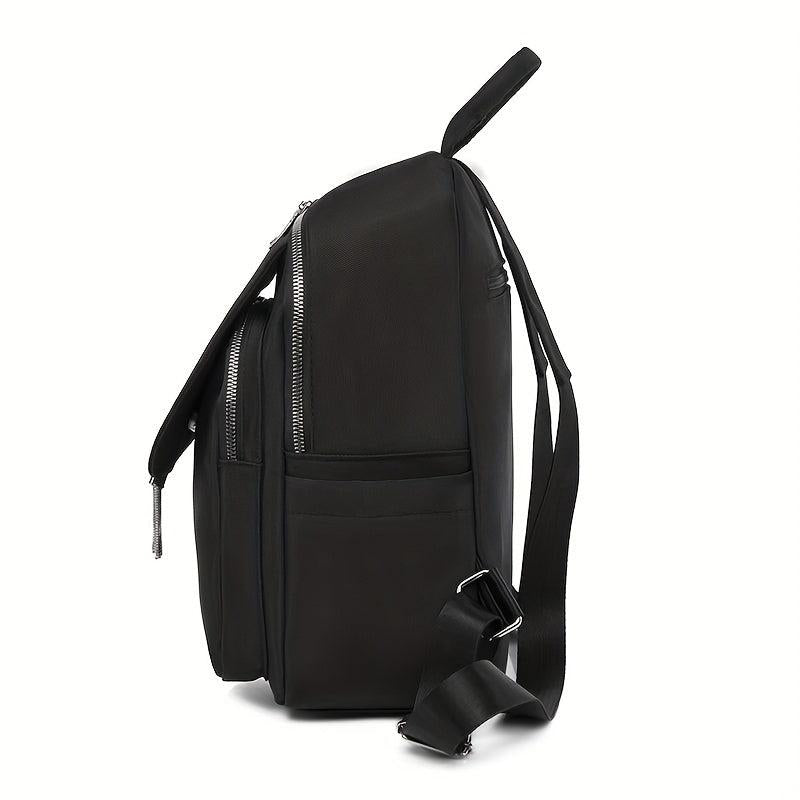 Casual Solid Backpack All Match Storage Rucksack Multifunctional Travel Bag