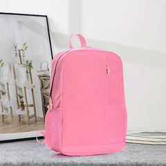 Minimalist Solid Backpack All Match Zipper Storage Bag
